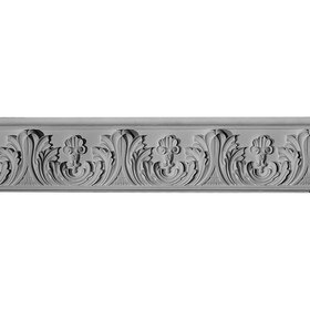 2-1/4in H x 1-1/2inin Proj | Unfinished Maple Hardwood Hand Carved | Crown Moulding | 8ft Long