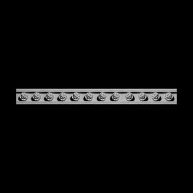 1-1/2in H x 1-1/4in Proj | Unfinished Polymer Resin Panel Moulding | 10ft Long | Style 51-161
