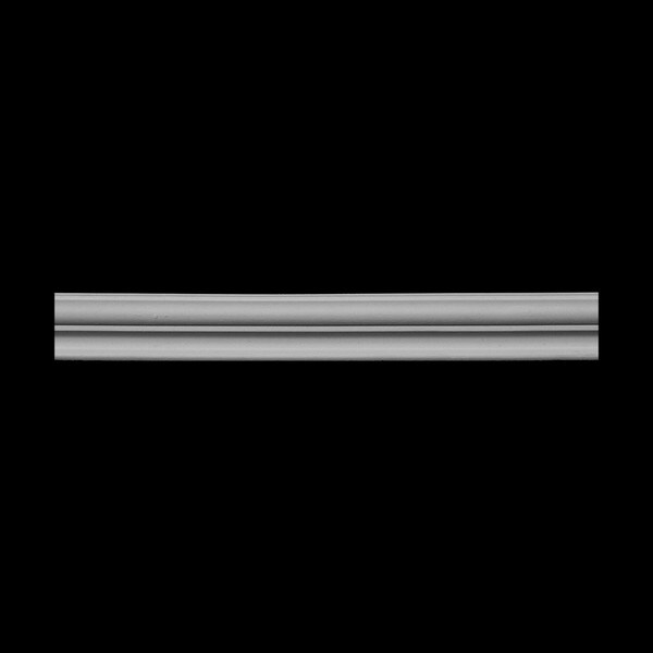 1-3/4in H x 1in Proj | Unfinished Polymer Resin Panel Moulding | 10ft Long | Style 51-174