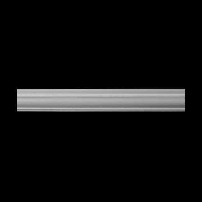 1-3/4in H x 1-1/4in Proj | Unfinished Polymer Resin Panel Moulding | 10ft Long