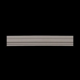 2in H x 1-1/4in Proj | Unfinished Polymer Resin Panel Moulding | 10ft Long | Style 51-177B