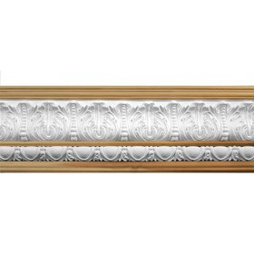 4-3/4in H x 4-3/4in Proj | Unfinished Maple Hardwood/Polymer Resin | 430-A Series | Composite Wood | Crown Moulding