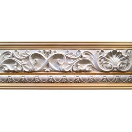 6-1/2in Face x 4-3/4in H x 4-3/4in Proj | Unfinished Maple Hardwood/Polymer Resin | 430-D Series | Composite Wood | Crown Moulding