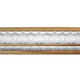 10in Face x 7-1/2in H x 7-1/2in Proj | Unfinished Maple Hardwood/Polymer Resin | 480-A Series | Composite Wood | Crown Moulding