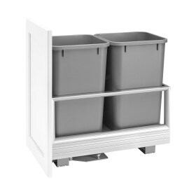 Rev-A-Shelf | Double 27 Qrt | Pull-Out Waste Container with Rev-A-Motion