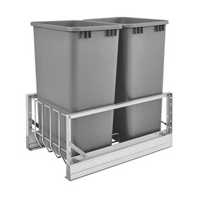 Rev-A-Shelf | Double 35 Qrt | Pull-Out Waste Containers