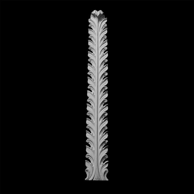 1-3/4" Wide x 13-1/2" High Unfinished Polymer Resin Onlay Applique