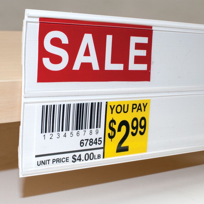 1-1/4in | Styrene Double | Ticket Moulding | with Adhesive | 8ft Long