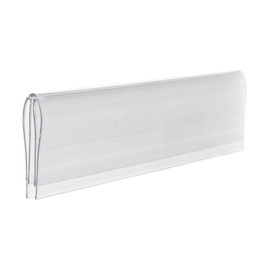 1in | Clear Double Hinged | Ticket Moulding | 8ft Long