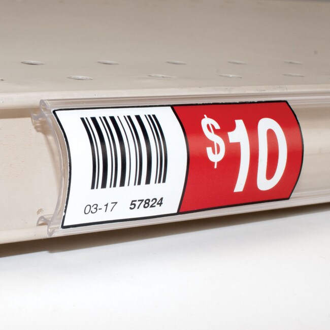 1-1/4in x 1.330in H | Clear Styrolux | Gondola Ticket Moulding | 8ft Long