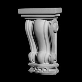 4-3/4" Wide x 7-3/4" High Unfinished Polymer Resin Capital