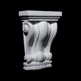 7-3/4" Wide x 11-1/2" High Unfinished Polymer Resin Capital