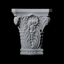 8-1/4" Wide x 9-3/4" High Unfinished Polymer Resin Capital