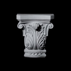 7-1/2" Wide x 8-1/2" High Unfinished Polymer Resin Capital