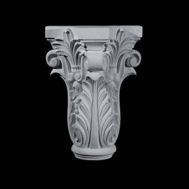 9-3/4" Wide x 13-1/4" High Unfinished Polymer Resin Capital