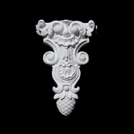 6" Wide x 9" High Unfinished Polymer Resin Capital