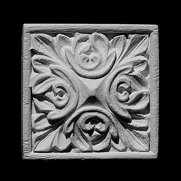 1-3/4" Wide x 1-3/4" High x 1" Deep Unfinished Polymer Resin Plinth Block