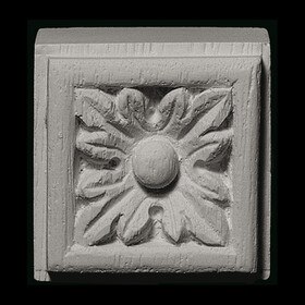 2" High x 2" High x 1-1/4" Deep Unfinished Polymer Resin Plinth Block