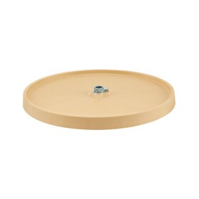 Rev-A-Shelf 18" Almond Polymer Full-Circle 1-Shelf Lazy Susan