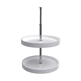 Rev-A-Shelf | 20in | White | Polymer Full Circle Lazy Susans | 2-Shelf