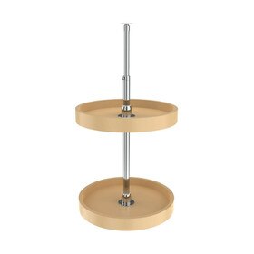 Rev-A-Shelf | 16in | Almond | Polymer Full Circle Lazy Susans | 2-Shelf