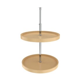 Rev-A-Shelf | 20in | Almond | Polymer Full Circle Lazy Susans | 2-Shelf
