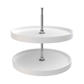 Rev-A-Shelf | 28in | White | Polymer Full Circle Lazy Susans | 2-Shelf