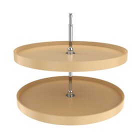 Rev-A-Shelf | 32in | Almond | Polymer Full Circle Lazy Susans | 2-Shelf