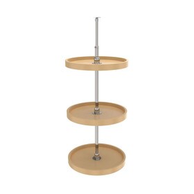 Rev-A-Shelf | 18in | Almond | Polymer Full Circle Lazy Susans | 3-Shelf
