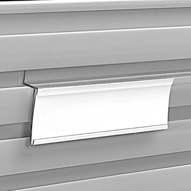 1-1/4in | Clear Butyrate Slatwall | Ticket Holder Moulding