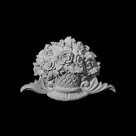 6-3/4" Wide x 4-1/2" High Unfinished Polymer Resin Pull