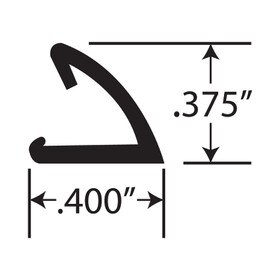 3/4in Panels | 2 Part Adjustable Panel and Glass Retainer | Fits 1/16in to 1/4in Panels