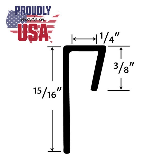 1/4in PVC | Cap Moulding