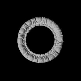 5-1/2" Diameter Unfinished Polymer Resin Ring Applique