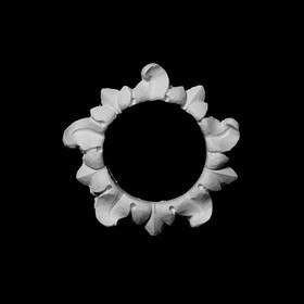 5-1/2" Diameter Unfinished Polymer Resin Ring Applique