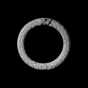 11" Diameter Unfinished Polymer Resin Ring Applique