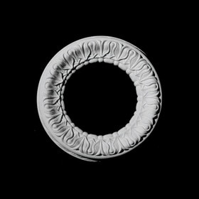 8-7/8" Diameter Unfinished Polymer Resin Ring Applique