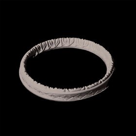 8-7/8" Diameter Unfinished Polymer Resin Ring Applique