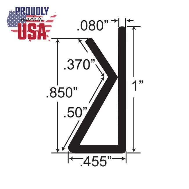 1/16in-1/4in Styrolux | Cap Moulding