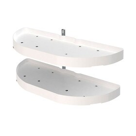 Rev-A-Shelf | 31in Polymer Two-Tier Half Moon Susans