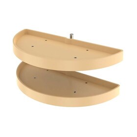 Rev-A-Shelf | 33in | Polymer Two-Tier Half Moon Susans