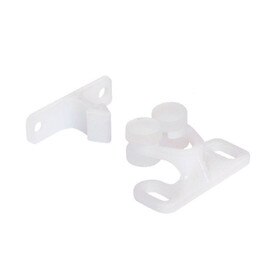 Sugatsune 1-9/64" Long White Rotary Catch