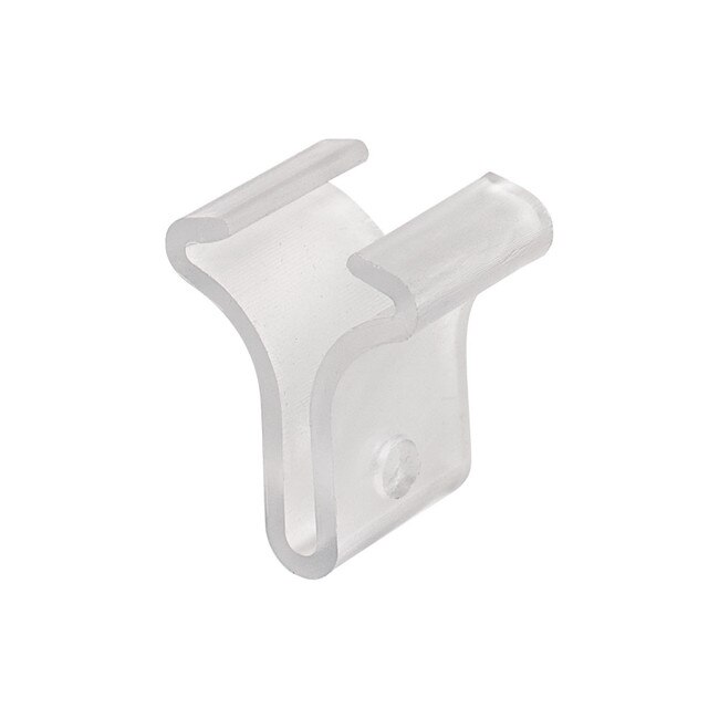 Snap on Ceiling Grid Clip | Clear ABS | 3/16in Dia Hole
