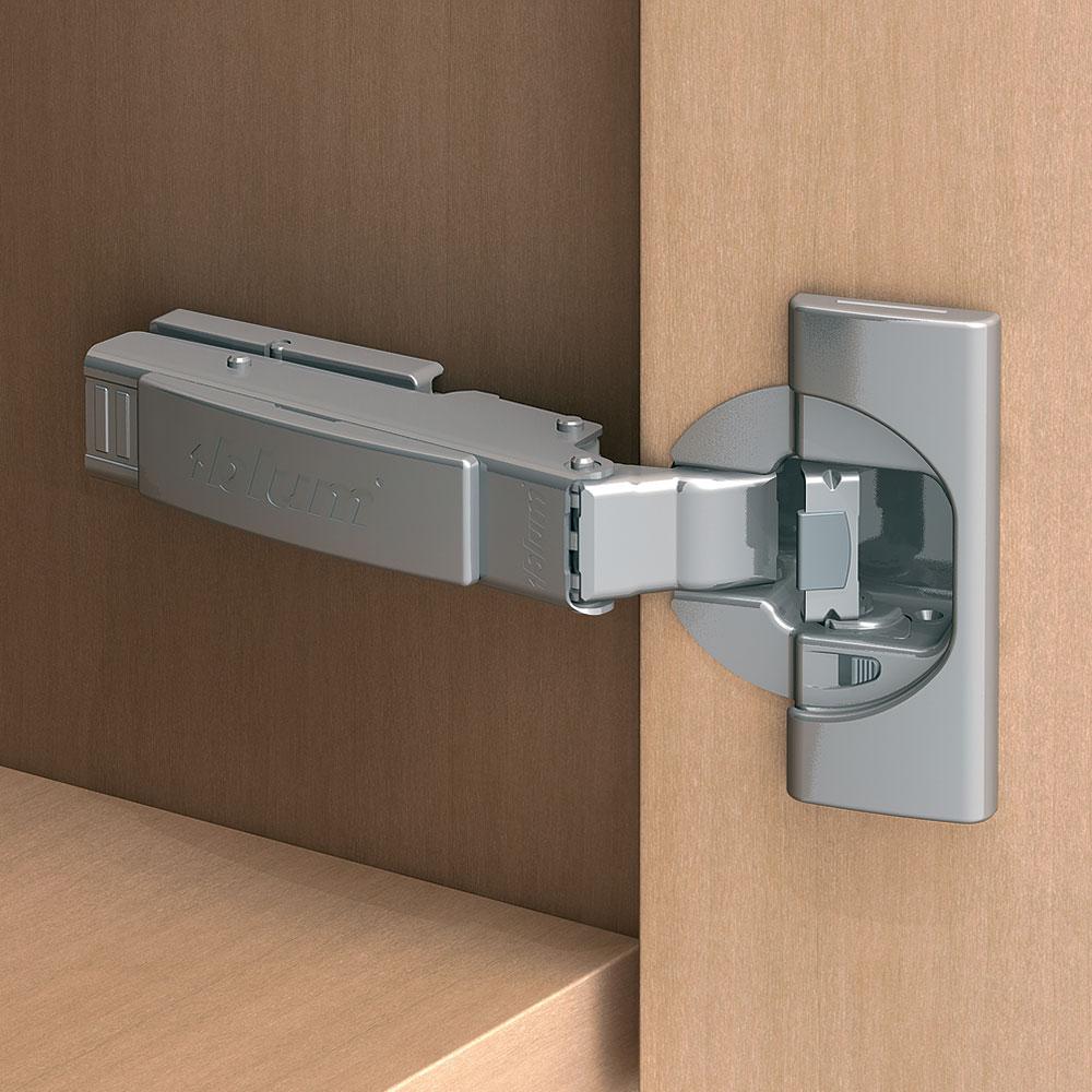 thumbnail image 2 of Blum 71B3550 110 Degree Straight Arm Clip Top Cabinet Hinge – Soft Close, Screw-on, Full Overlay 2 of 6