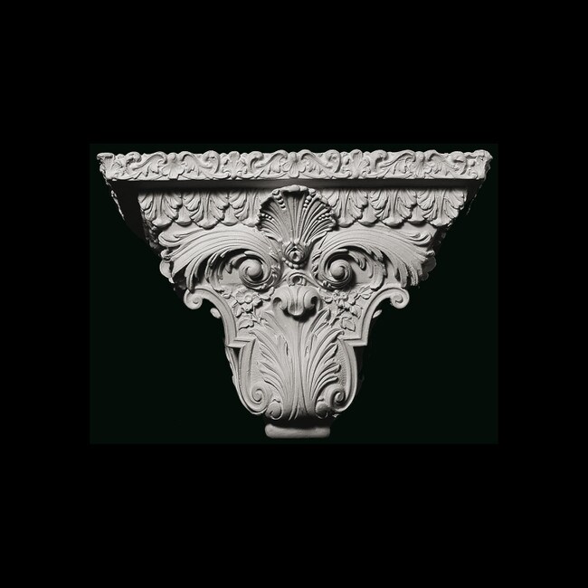 12" Wide x 9" High Unfinished Polymer Resin Sconce