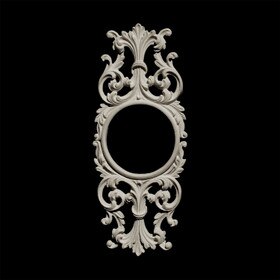 3-3/4" Wide x 9-1/4" High Unfinished Polymer Resin Escutcheon