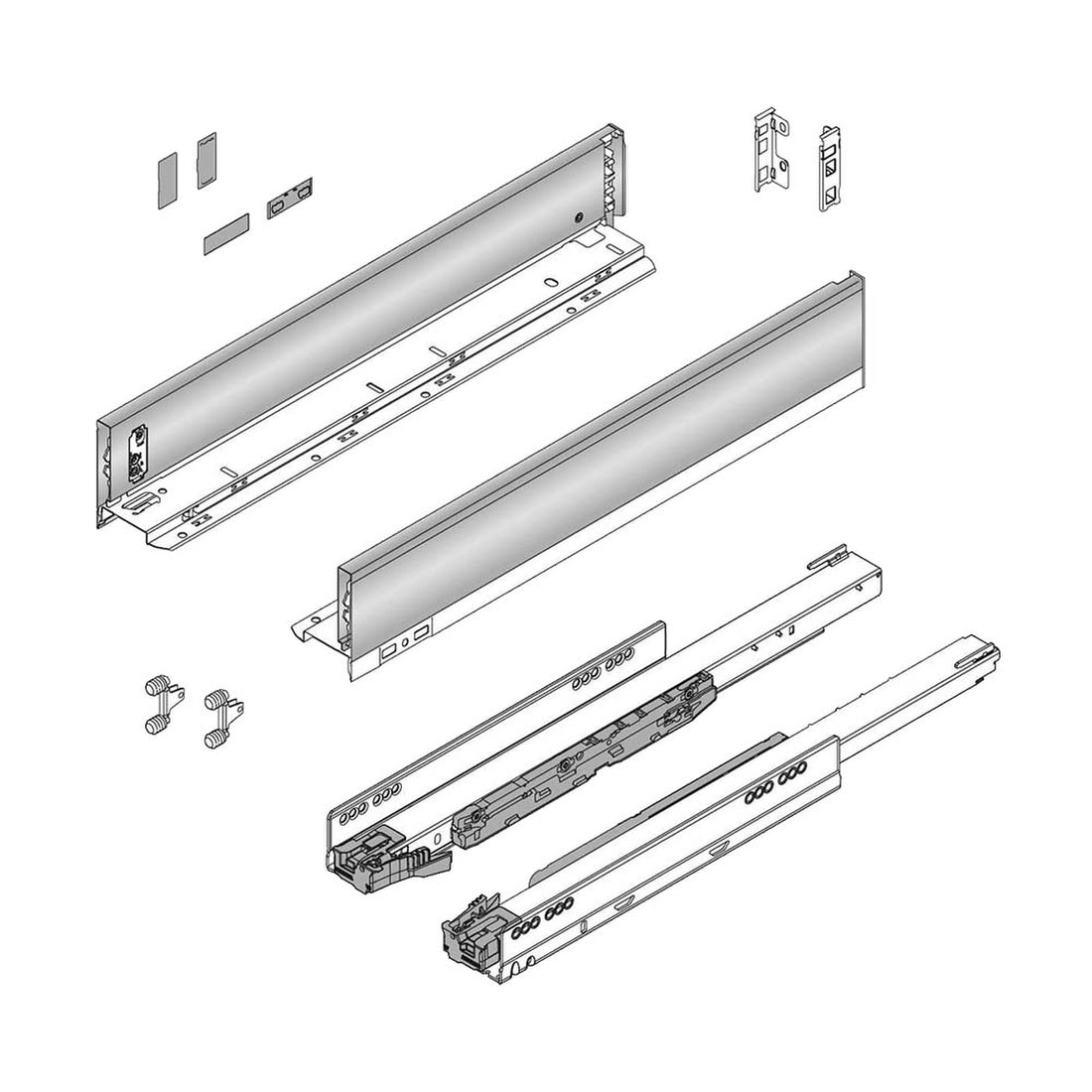 Blum Legrabox 770 Series Drawer Set