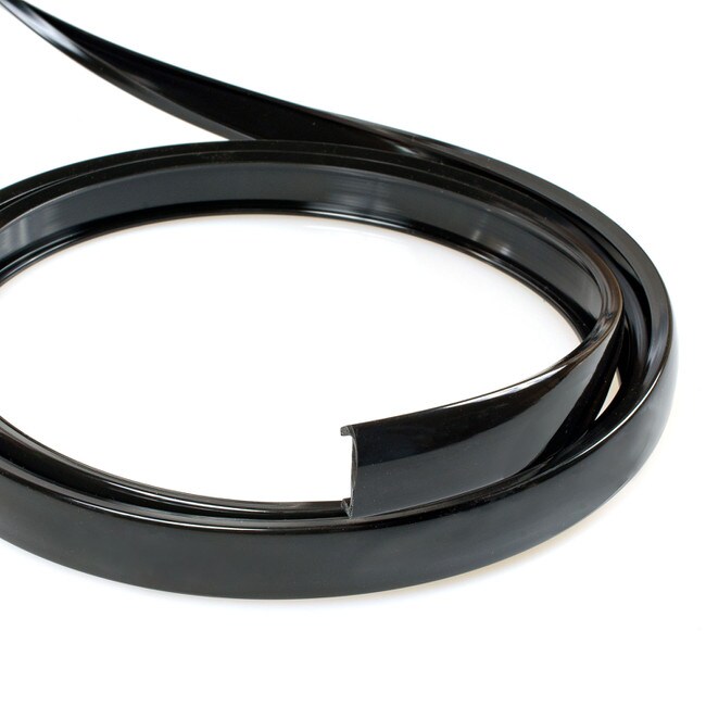 3/4in | Black Flexible PVC | Flexible U Channel Moulding | 50ft Coil
