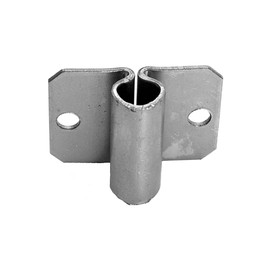 Raw Steel Flat Bracket for Caster | with 7/16in x 1-3/8in Long Stem