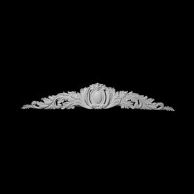 50" Wide x 8-1/2" High Unfinished Polymer Resin Cartouche